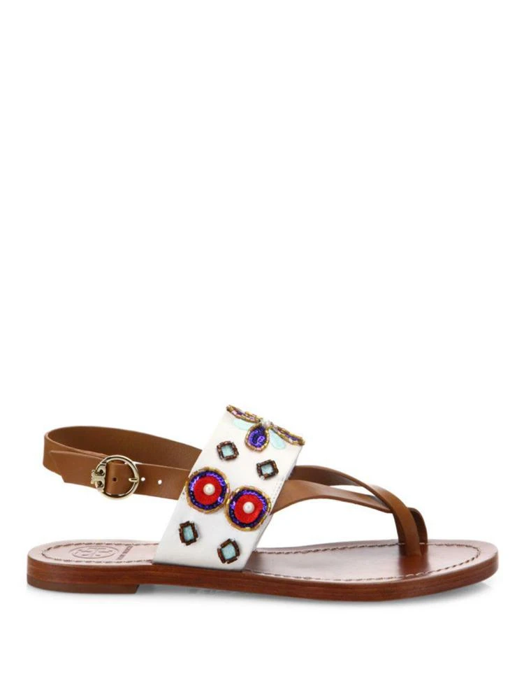 商品Tory Burch|Estella Leather Slingback Sandals,价格¥1316,第5张图片详细描述