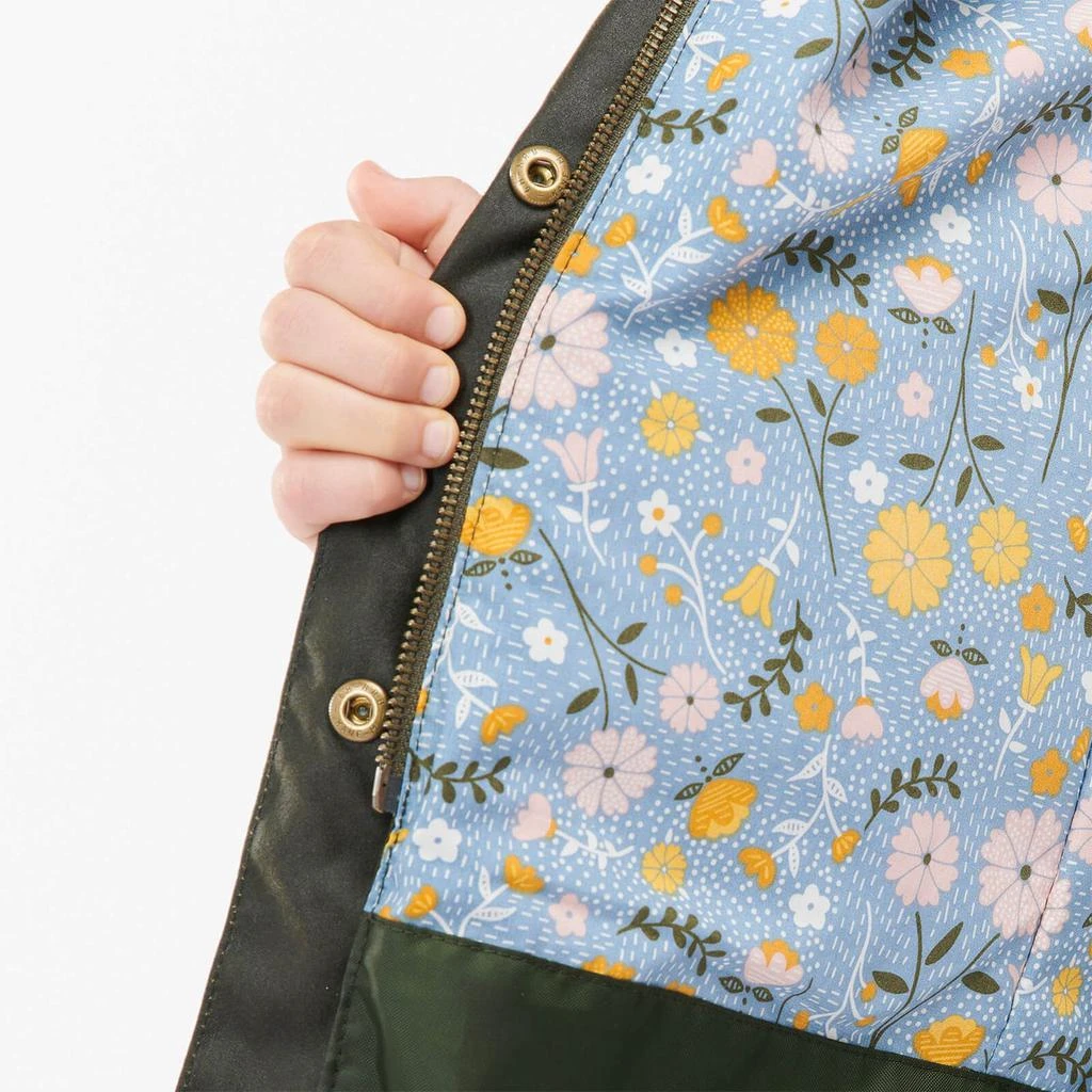 Barbour Girls' Hooded Beadnall Jacket - Fern/Folky Floral 商品