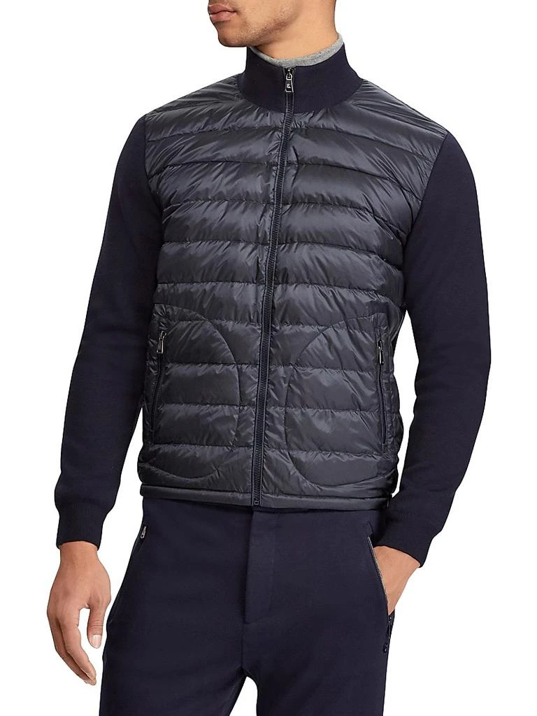 商品Ralph Lauren|Hybrid Full-Zip Sweater-Jacket,价格¥6684,第3张图片详细描述