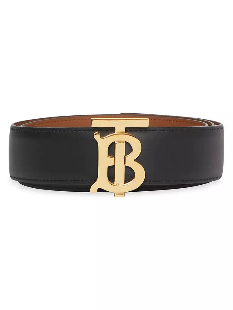 商品Burberry|Monogram Motif Reversible Leather Belt,价格¥3656,第1张图片