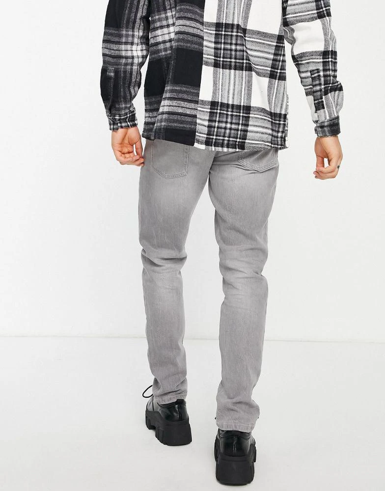 商品Topman|Topman slim jeans in light grey,价格¥132,第3张图片详细描述
