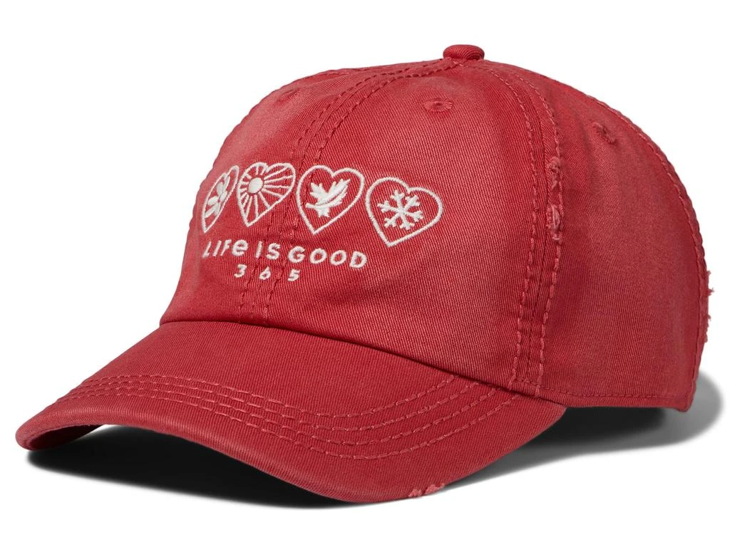 商品Life is Good|365 Hearts Sunwashed Chill™ Cap,价格¥221,第1张图片