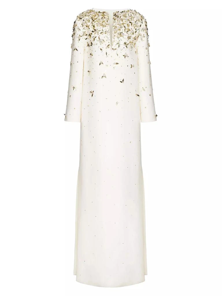 商品Valentino|Embroidered Crepe Couture Evening Dress,价格¥72783,第1张图片