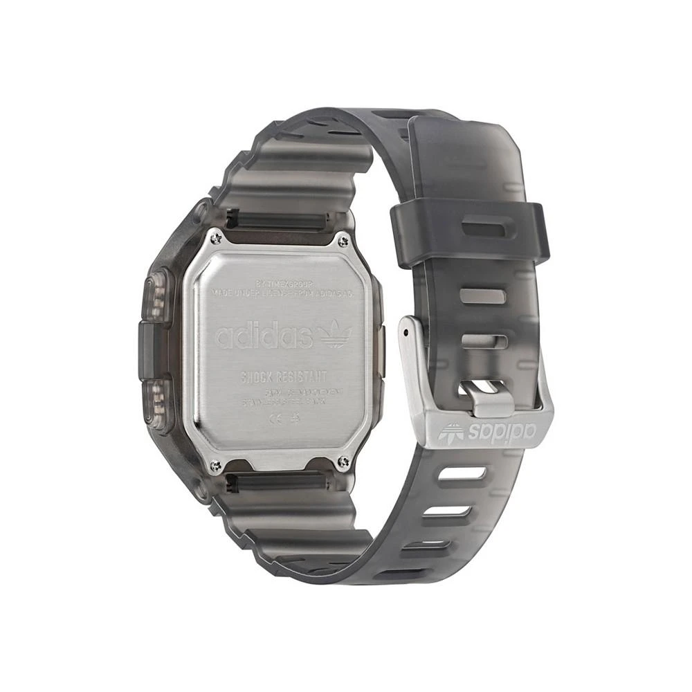 商品Adidas|Unisex Gmt Digital One Gmt Gray Resin Strap Watch 47mm,价格¥761,第3张图片详细描述