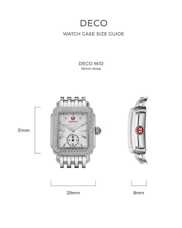 商品Michele|Deco Mid Watch, 29mm,价格¥11937,第4张图片详细描述