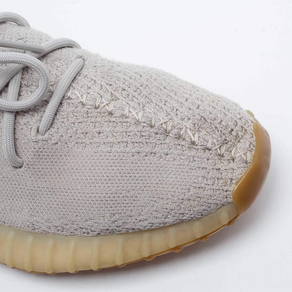 Yeezy x Adidas Grey Knit Fabric Boost 350 V2 Sesame Sneakers Size 44 2/3 商品