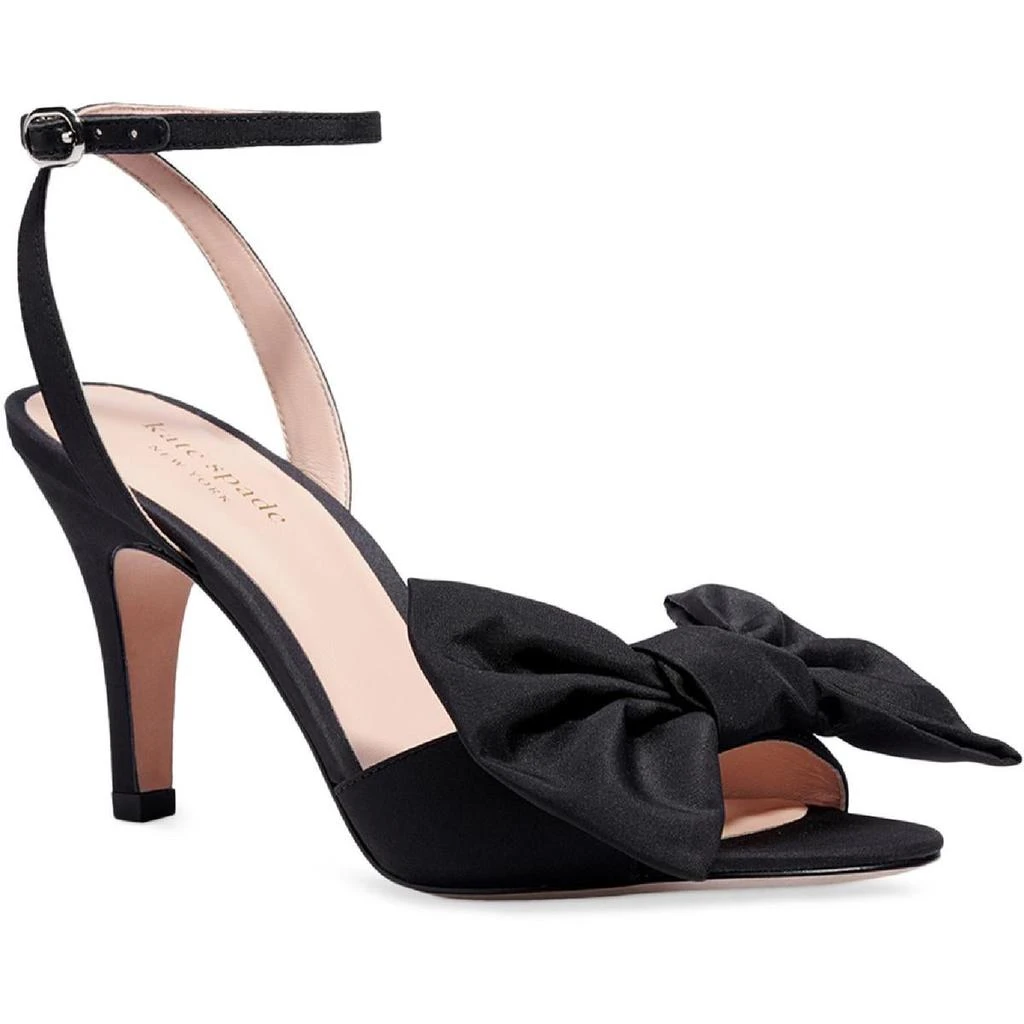 商品Kate Spade|Kate Spade Womens Gloria Leather Embellished Slingback Heels,价格¥630,第1张图片