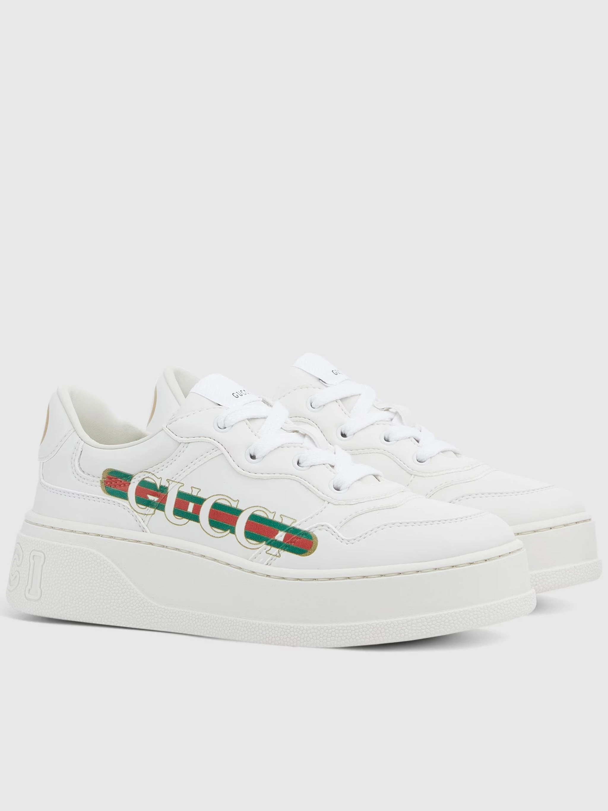 商品【商品预售7天】 Gucci|Gucci 男童运动鞋 8136012SH509014 白色,价格¥2643,第3张图片详细描述