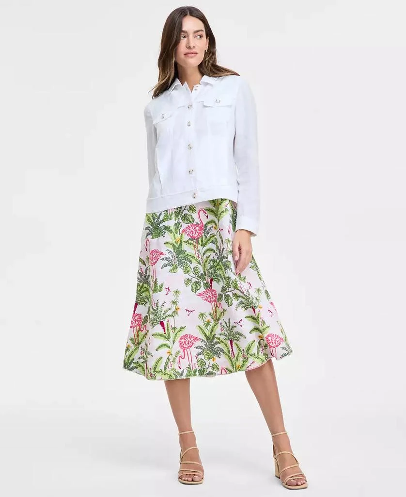 商品Charter Club|Women's 100% Linen Jacket, Created for Macy's,价格¥425,第2张图片详细描述