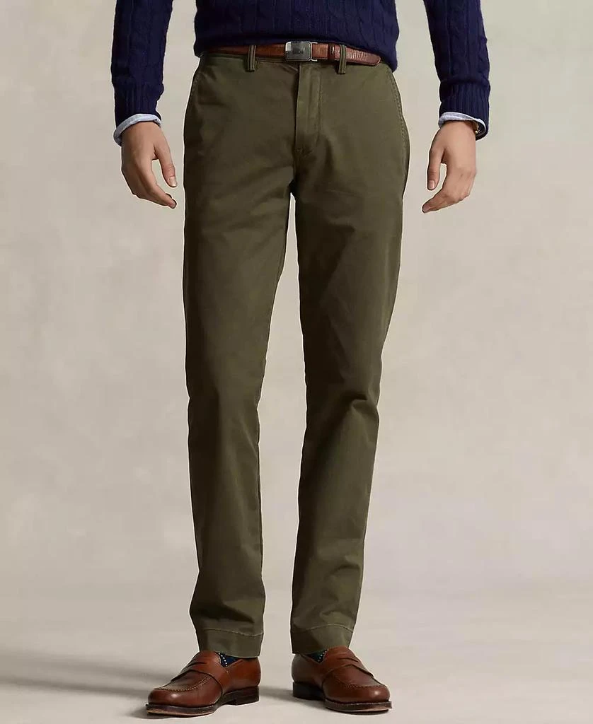 商品Ralph Lauren|Men's Stretch Straight Fit Washed Chino Pants,价格¥873,第1张图片