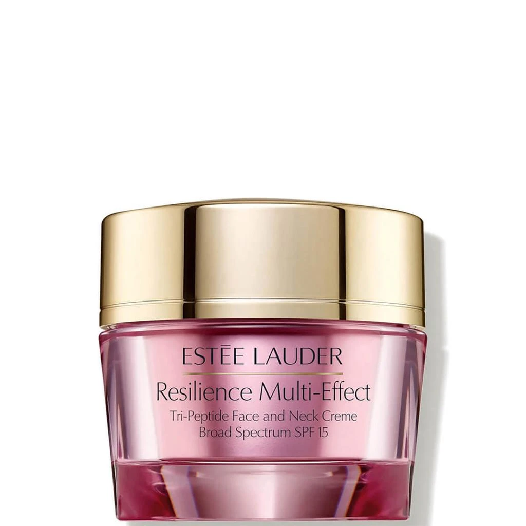 商品Estée Lauder|Estée Lauder Resilience Multi-Effect Tri-Peptide Face & Neck Cream Moisturizer SPF 15 for Normal/Combination Skin 1.7 oz.,价格¥943,第1张图片