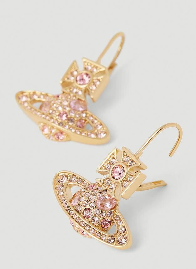 商品Vivienne Westwood|Francette Bas Relief Drop Earrings in Gold,价格¥907,第2张图片详细描述