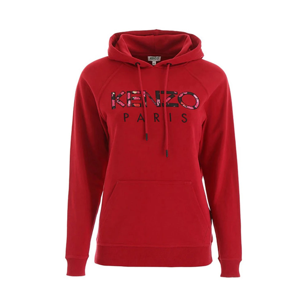 商品Kenzo|Kenzo 高田贤三 女士红色虎头图案连帽卫衣 F962SW760962-22,价格¥1496,第1张图片