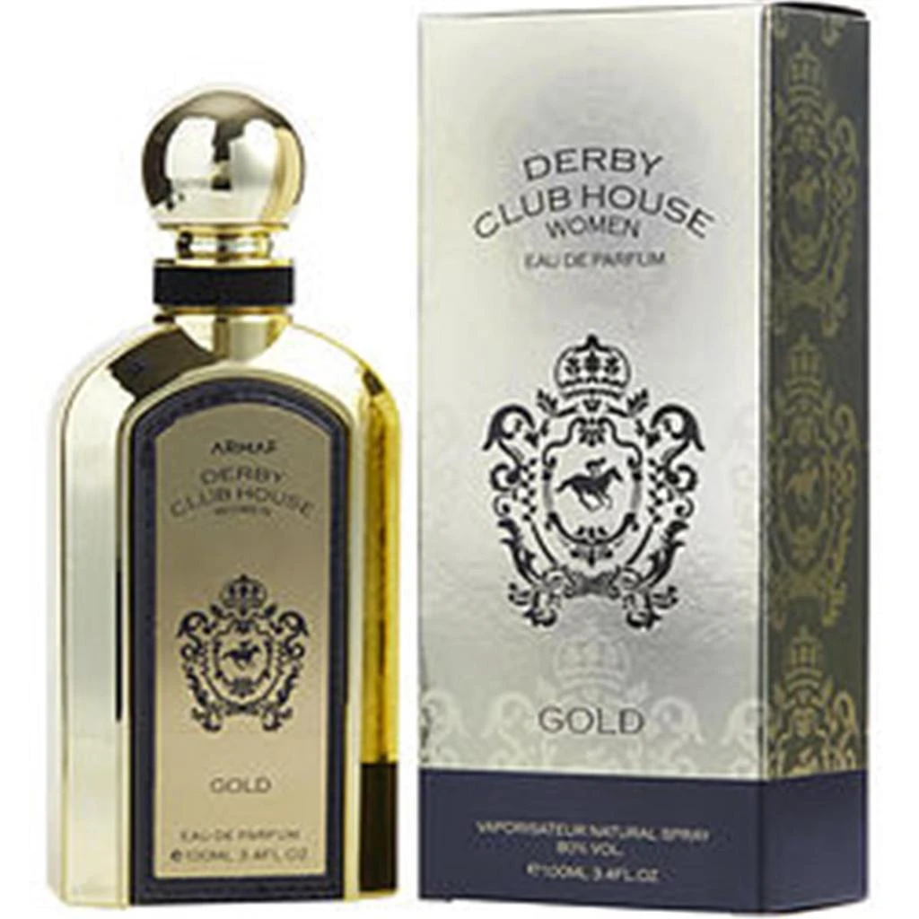 商品Armaf|303894 3.4 oz Derby Club House Gold Eau De Parfum Spray for Women,价格¥281,第1张图片