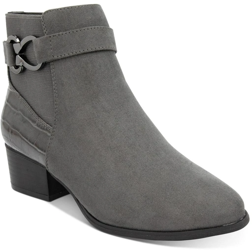 商品Karen Scott|Karen Scott Womens Nadine Faux Leather Ankle Ankle Boots,价格¥130,第2张图片详细描述