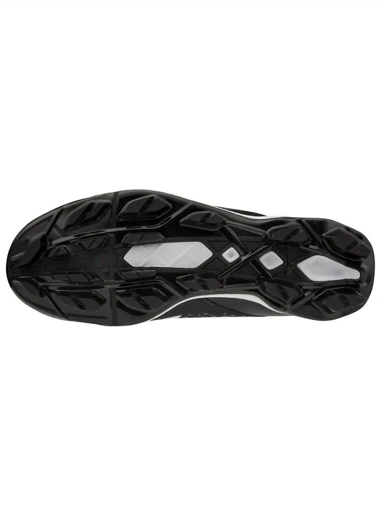 商品Mizuno|Unisex Wave Select Nine Baseball Cleat in Black/White,价格¥427,第3张图片详细描述