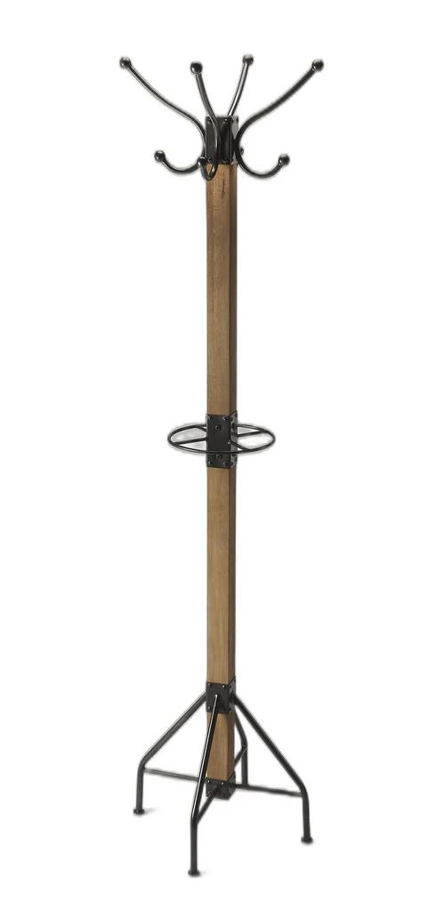 商品Homezia|Logan Square Rustic Brown Coat Rack Tree,价格¥3435,第1张图片