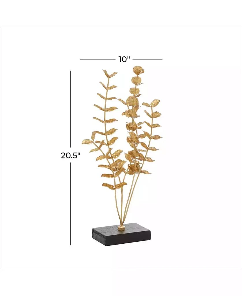 商品CosmoLiving|by Cosmopolitan Metal Contemporary Abstract Sculpture, 21" x 10",价格¥734,第2张图片详细描述