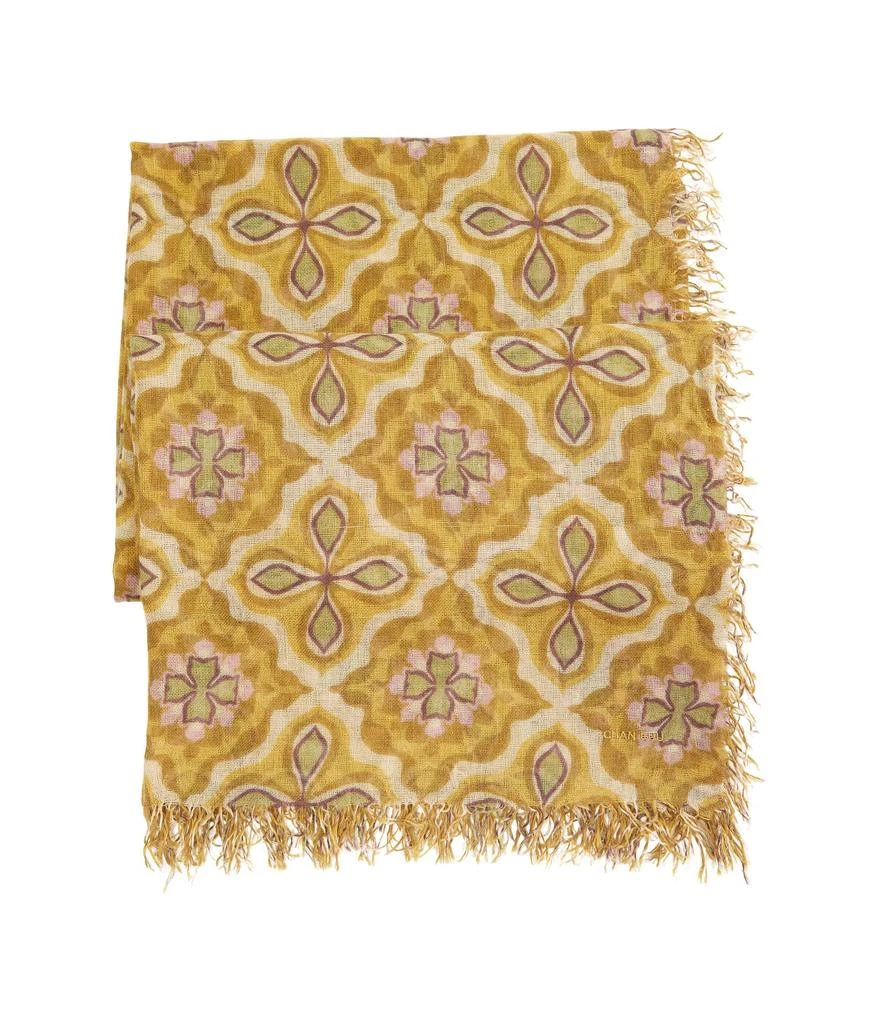 商品Chan Luu|Cashmere Silk Tile Print Scarf,价格¥921,第2张图片详细描述