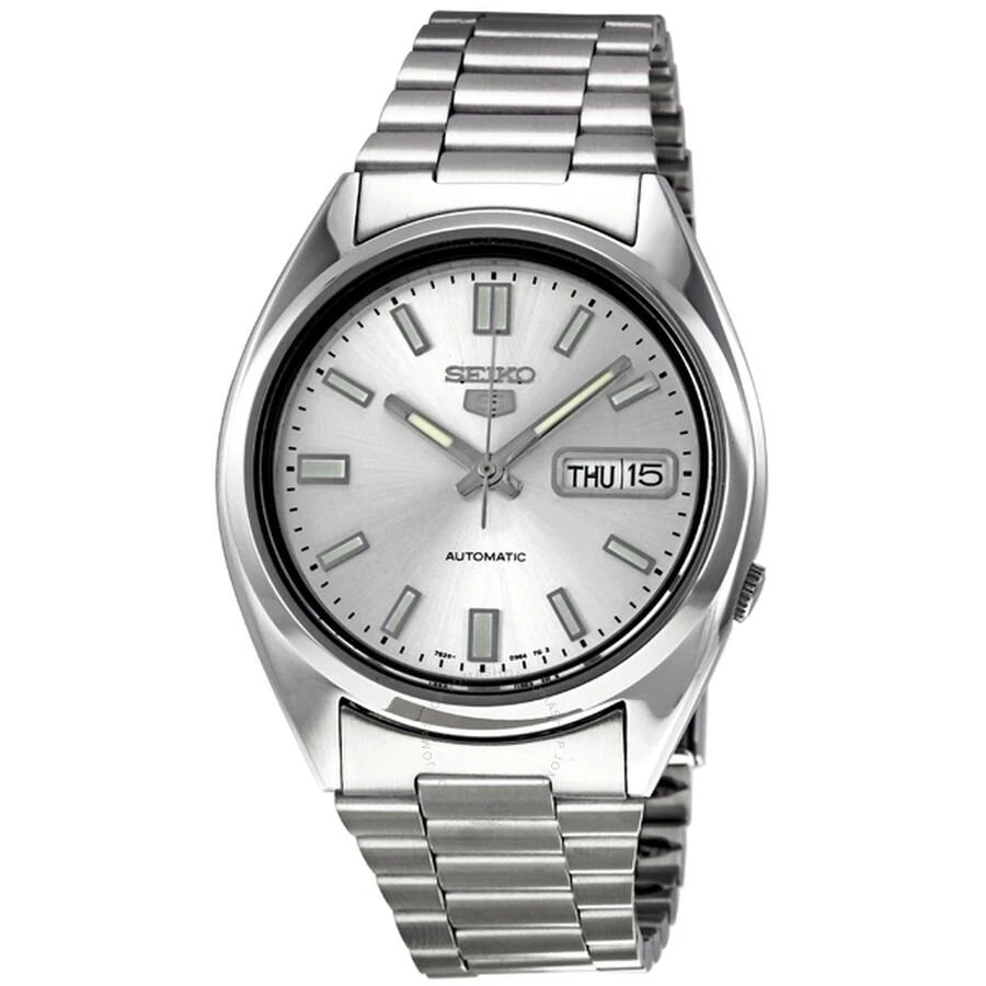 商品Seiko|5 Automatic Silver Dial Stainless Steel Men's Watch SNXS73,价格¥850,第1张图片