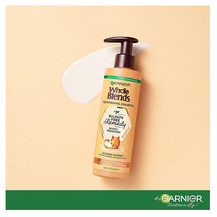 商品Garnier Whole Blends|Sulfate Free Remedy Honey Shampoo for Dry to Very Dry  Hair,价格¥62,第5张图片详细描述