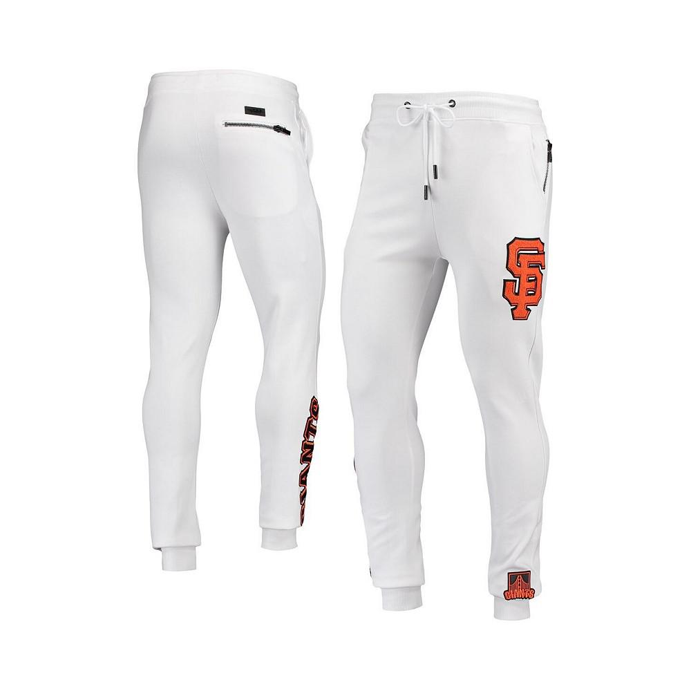 Men's White San Francisco Giants Team Logo Jogger Pants商品第1张图片规格展示