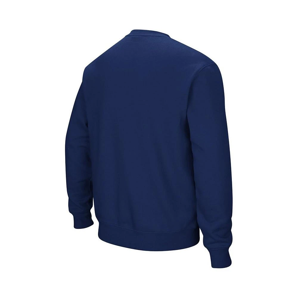 商品Colosseum|Men's Navy Colorado School of Mines Orediggers Arch Over Logo Pullover Sweatshirt,价格¥301,第3张图片详细描述