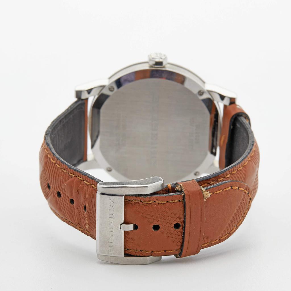 商品[二手商品] Burberry|Burberry Black Stainless Steel Leather The City BU9905 Men's Wristwatch 42 mm,价格¥2397,第7张图片详细描述