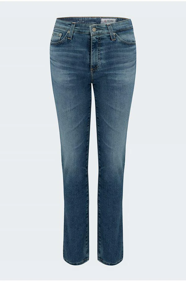 商品AG Jeans|AG - Mari Straight Jean in 15 Years Shoreline,价格¥2464,第1张图片