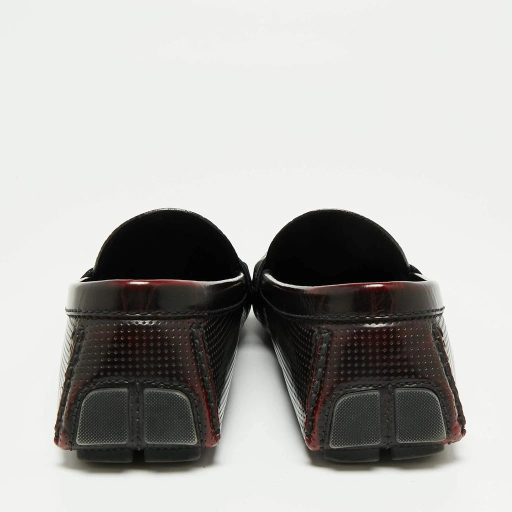 商品[二手商品] Louis Vuitton|Louis Vuitton Two-Tone Perforated Leather Penny Loafers Size 45,价格¥2733,第5张图片详细描述