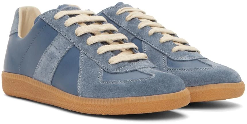 商品MAISON MARGIELA|Blue Replica Sneakers,价格¥2255,第4张图片详细描述