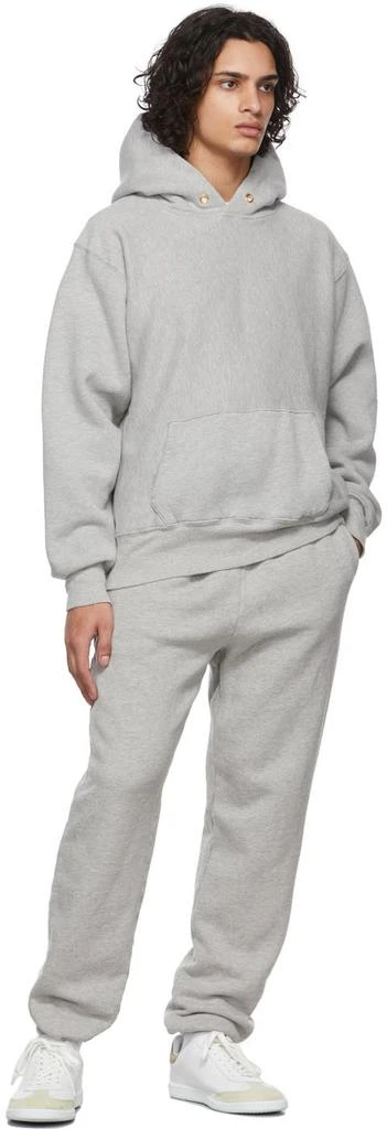 商品Les Tien|Grey Cropped Hoodie,价格¥642,第4张图片详细描述