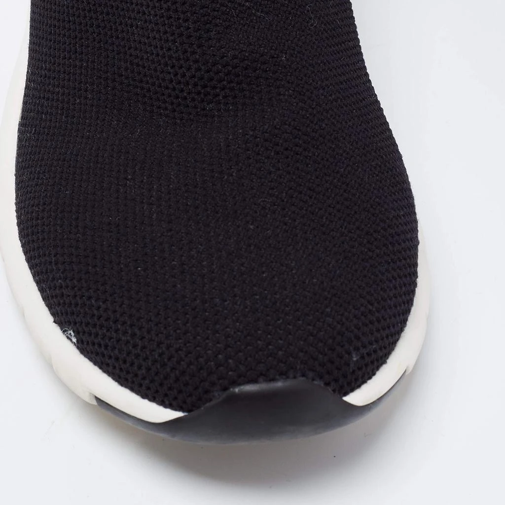 Louis Vuitton Black Knitted Fabric Black Heart High Top Sneakers Size 41 商品