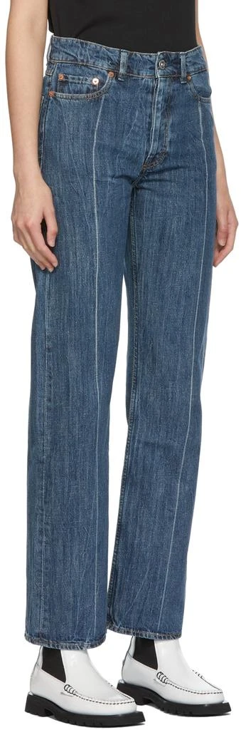 商品Our Legacy|Blue Linear Cut Straight-Leg Jeans,价格¥1272,第2张图片详细描述