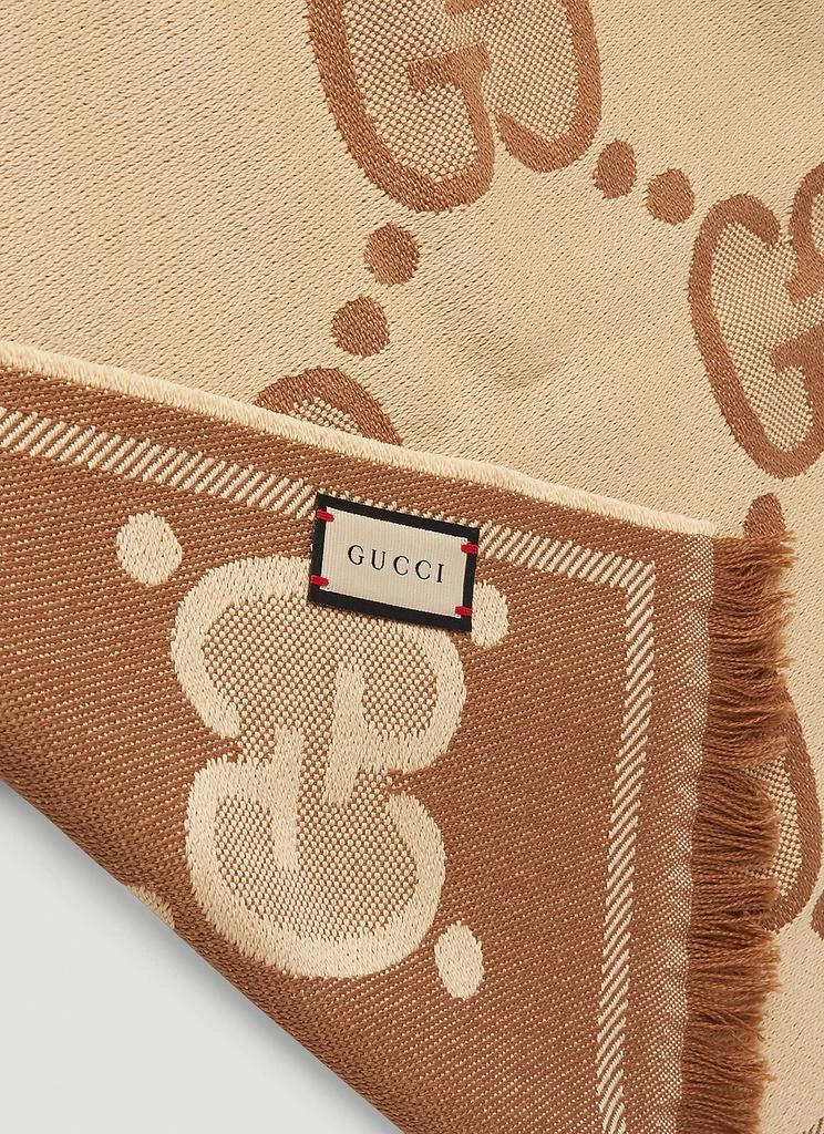商品Gucci|GG Jacquard Wool Scarf,价格¥2778,第4张图片详细描述