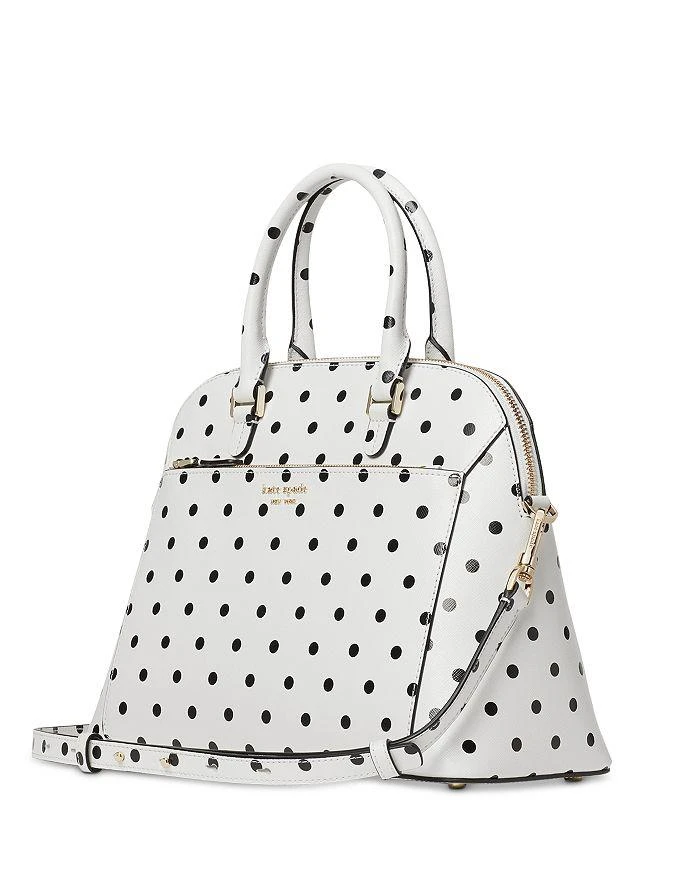 商品Kate Spade|Louise Medium Cabana Dot Leather Dome Satchel,价格¥2214,第4张图片详细描述