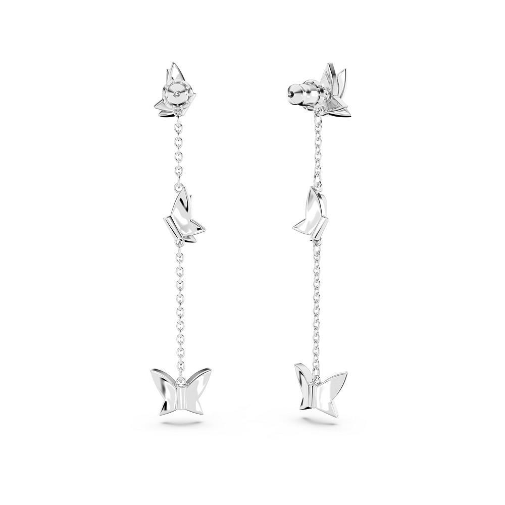 商品Swarovski|Crystal Butterfly Lilia Drop Earrings,价格¥823,第4张图片详细描述