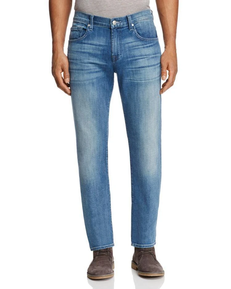 商品7 For All Mankind|Foolproof The Straight Slim Straight Fit Jeans in Tribute,价格¥741,第1张图片