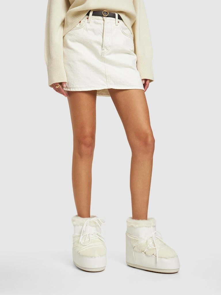商品Moon Boot|Low Icon Faux Fur Moon Boots,价格¥1601,第1张图片详细描述