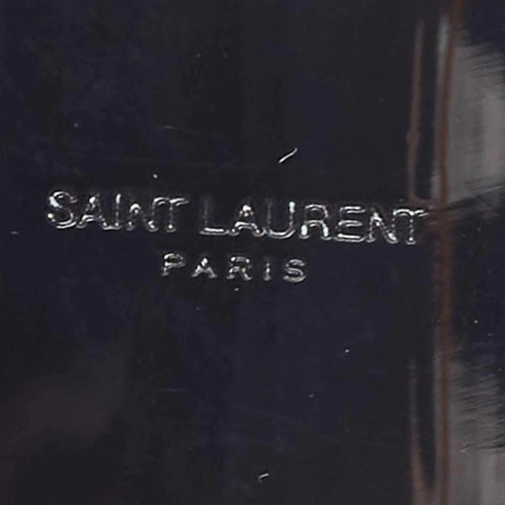 商品[二手商品] Yves Saint Laurent|Saint Laurent Black Crystal Embellished Gold Tone Open Cuff Bracelet,价格¥3876,第4张图片详细描述