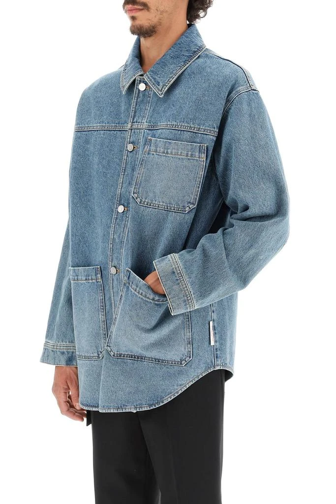 商品Valentino|Valentino vlogo signature denim overshirt,价格¥8612,第4张图片详细描述
