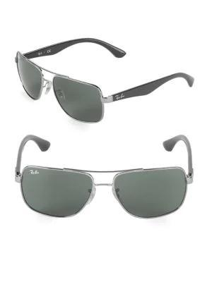 商品Ray-Ban|60MM Square Sunglasses,价格¥627,第1张图片