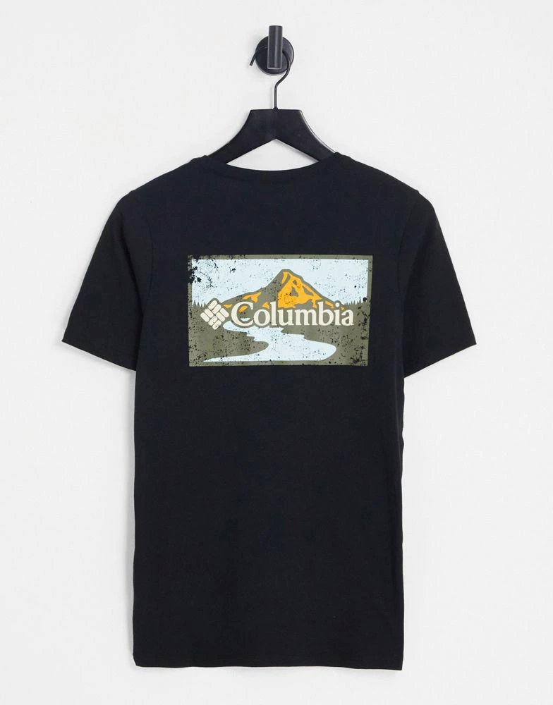 商品Columbia|Columbia Rapid Ridge back print t-shirt in black ,价格¥187,第1张图片