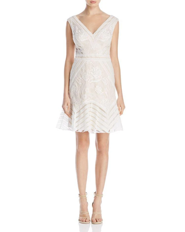 商品Tadashi Shoji|Lace V-Neck Dress,价格¥1464,第1张图片