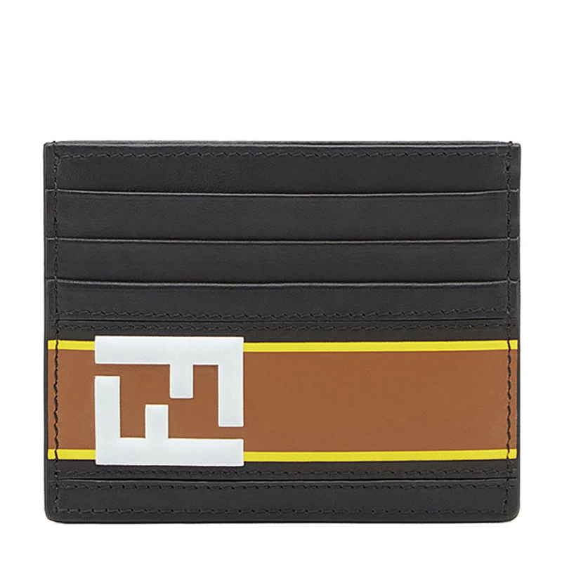 商品[国内直发] Fendi|FENDI 黑色男士卡夹 7M0164-ABM9-F0X93,价格¥1628,第1张图片