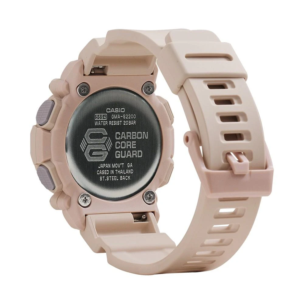 商品G-Shock|Women's Blush Resin Watch 46mm, GMAS2200M-4A,价格¥970,第4张图片详细描述