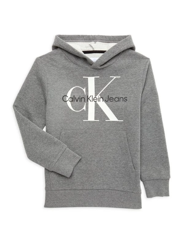 商品Calvin Klein|Boy's Old School Logo Hoodie,价格¥114,第1张图片