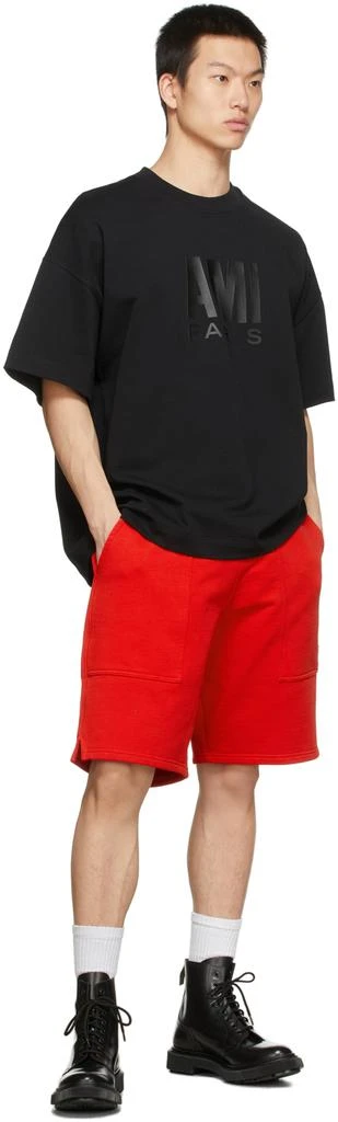 商品AMI|Red Ami de Cœur Track Shorts,价格¥526,第4张图片详细描述