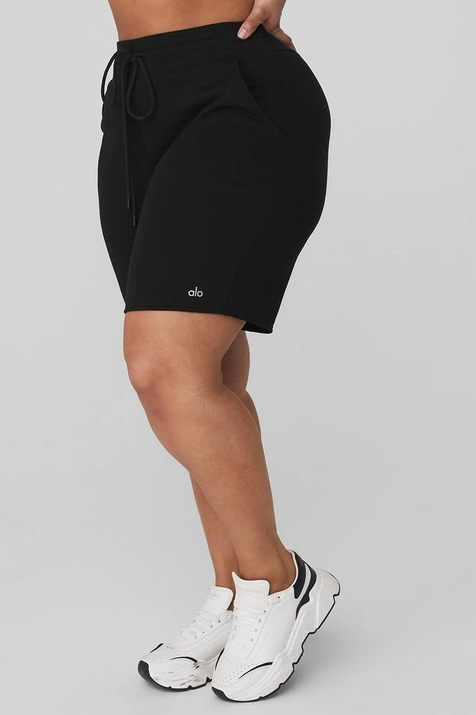 High-Waist Easy Sweat Short - Black 商品