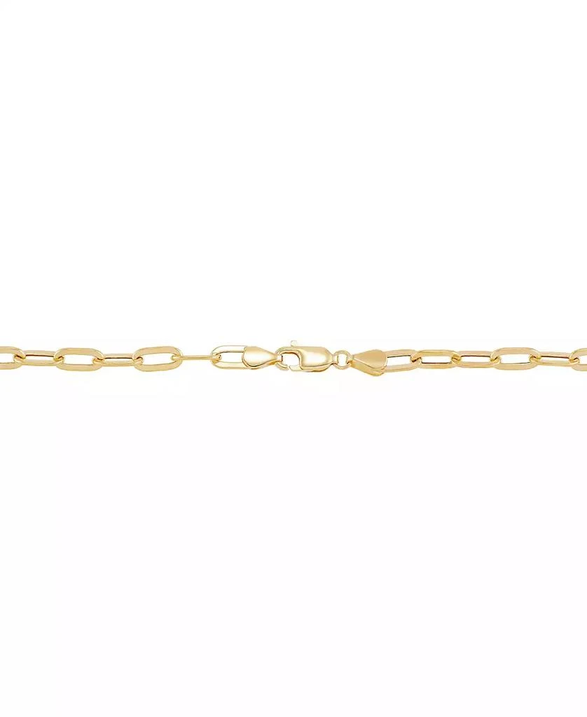 商品Macy's|Paperclip Link Chain Ankle Bracelet in 10k Gold, Created for Macy's,价格¥3109,第4张图片详细描述